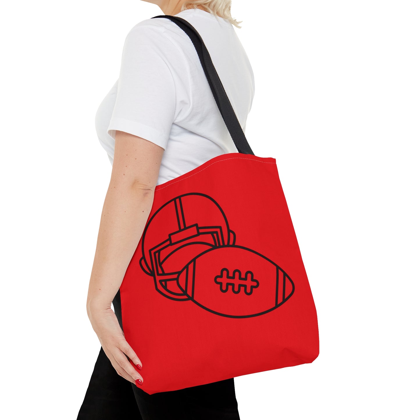 Tote Bag: Football Red