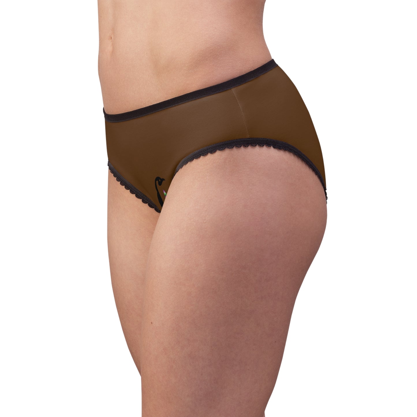 Women's Briefs: Tennis Brown