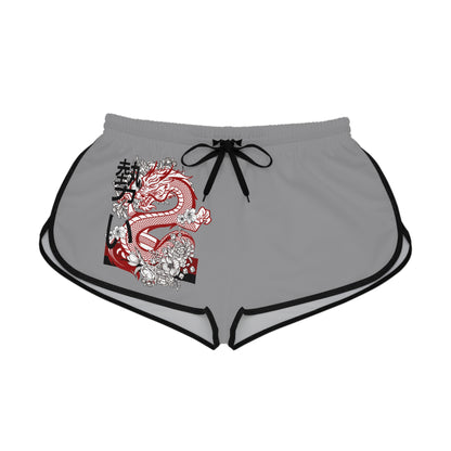 Women's Relaxed Shorts: Dragons Grey