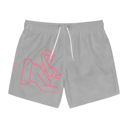 Swim Trunks: Fight Cancer Lite Grey