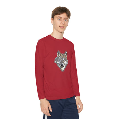 Youth Long Sleeve Competitor Tee: Wolves