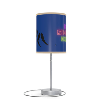 Lamp on a Stand, US|CA plug: Wrestling Dark Blue