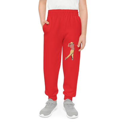 Youth Joggers: Golf Red