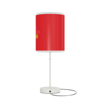 Lamp on a Stand, US|CA plug: Volleyball Red