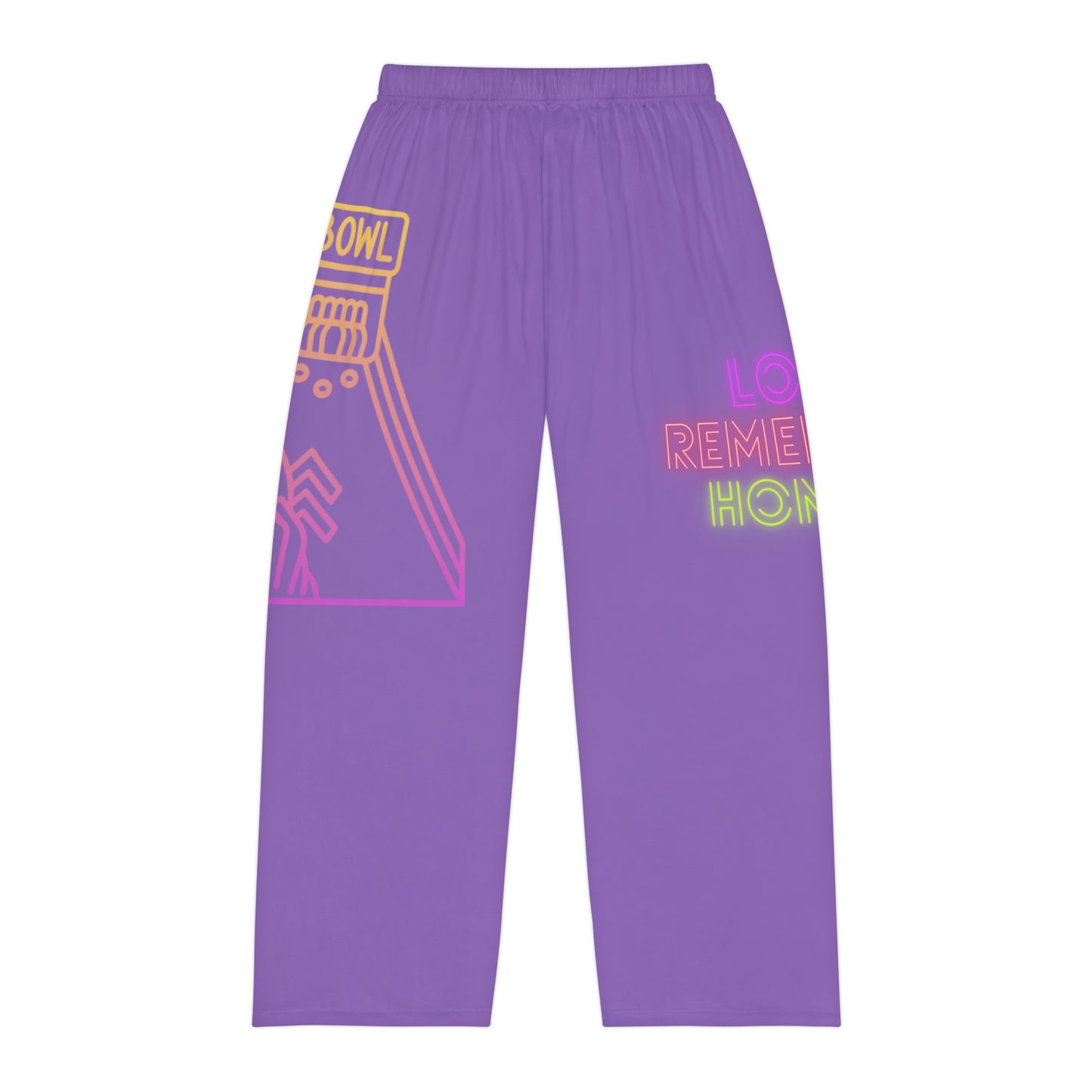 Men's Pajama Pants: Bowling Lite Purple