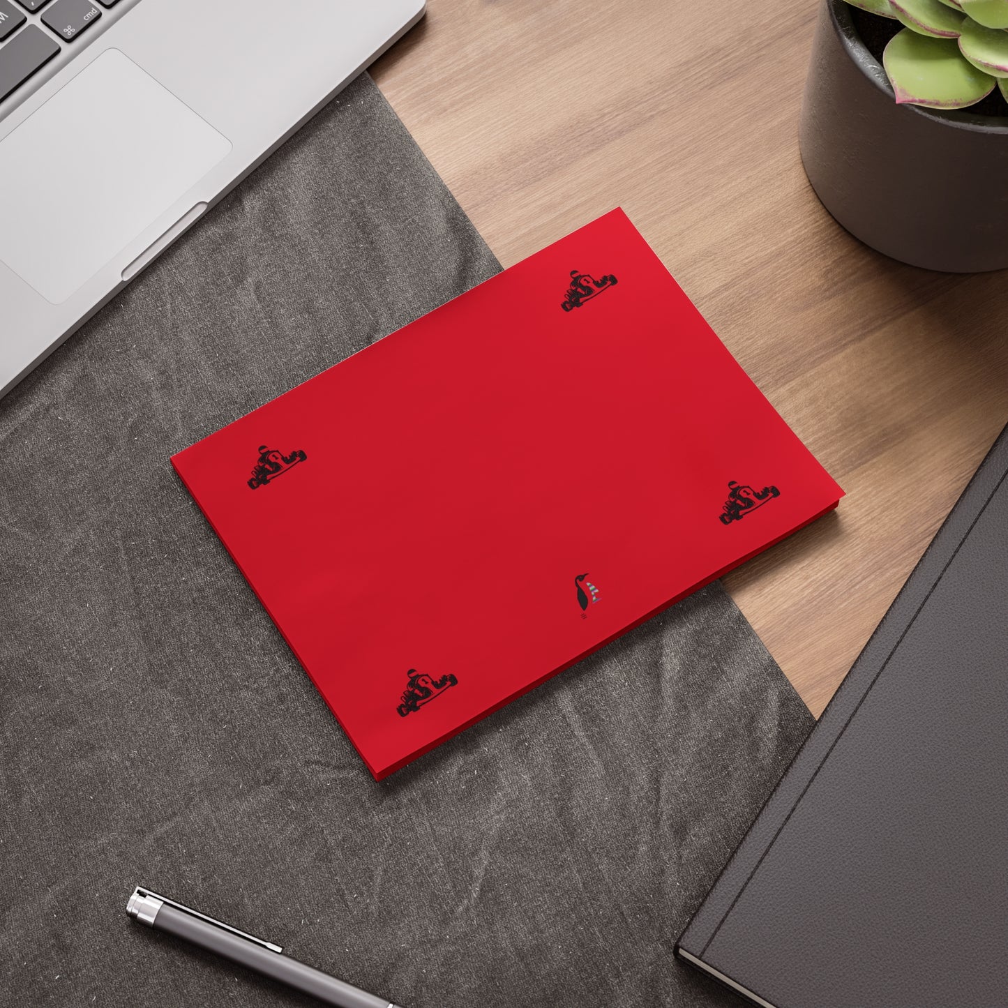 Post-it® Note Pads: Racing Dark Red