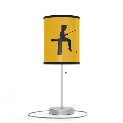 Lamp on a Stand, US|CA plug: Fishing Yellow