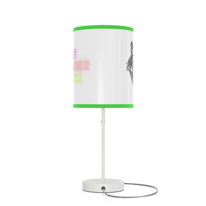 Lamp on a Stand, US|CA plug: Wolves White