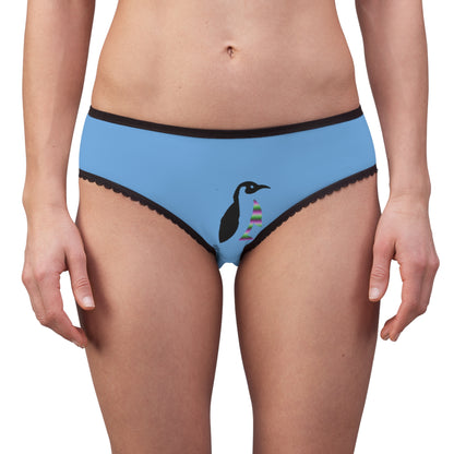 Women's Briefs: Bowling Lite Blue