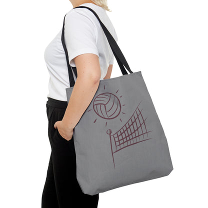 Tote Bag: Volleyball Grey