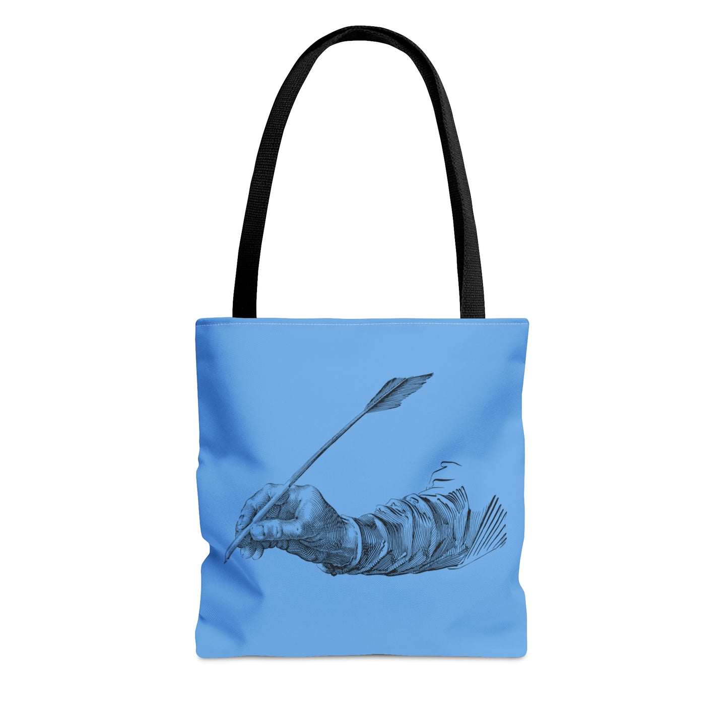 Tote Bag: Writing Lite Blue