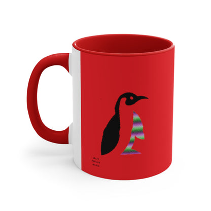 Accent Coffee Mug, 11oz: Lost Remember Honor Red