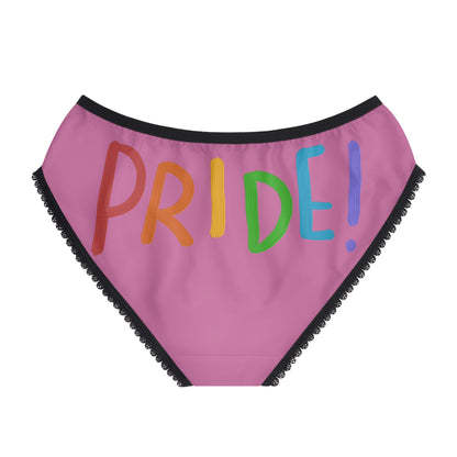 Women's Briefs: LGBTQ Pride Lite Pink