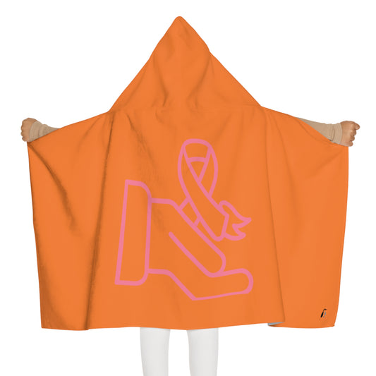 Youth Hooded Towel: Fight Cancer Crusta