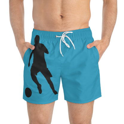 Swim Trunks: Soccer Turquoise