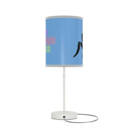 Lamp on a Stand, US|CA plug: Wrestling Lite Blue