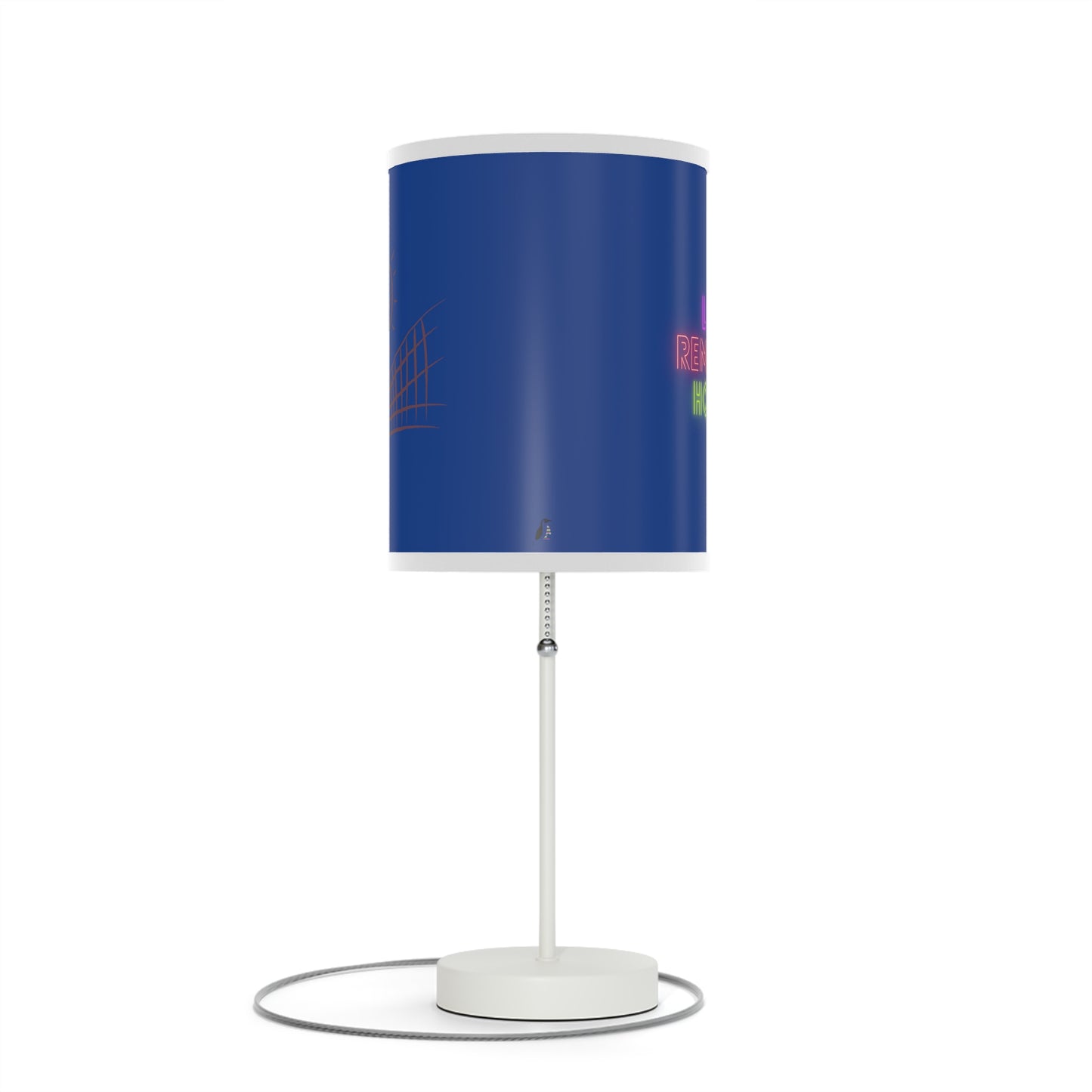 Lamp on a Stand, US|CA plug: Volleyball Dark Blue