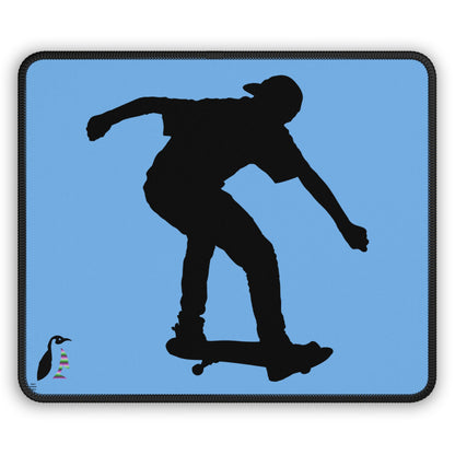 Gaming Mouse Pad: Skateboarding Lite Blue