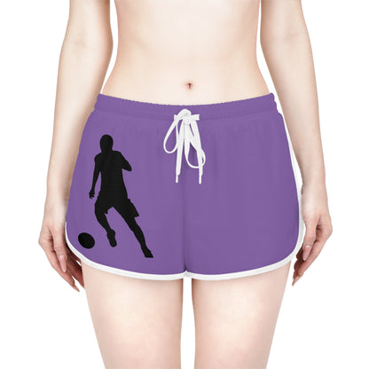 Women's Relaxed Shorts: Soccer Lite Purple