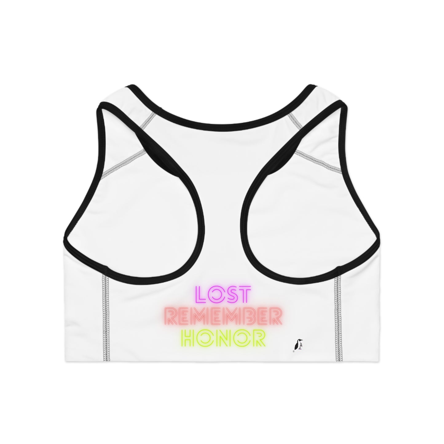 Sports Bra: Hockey White