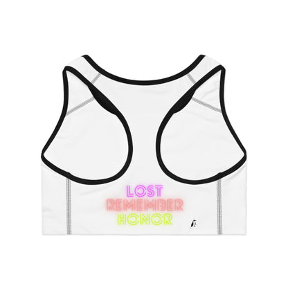 Sports Bra: Hockey White