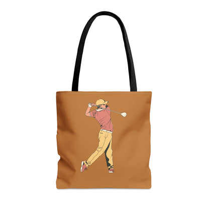 Tote Bag: Golf Lite Brown