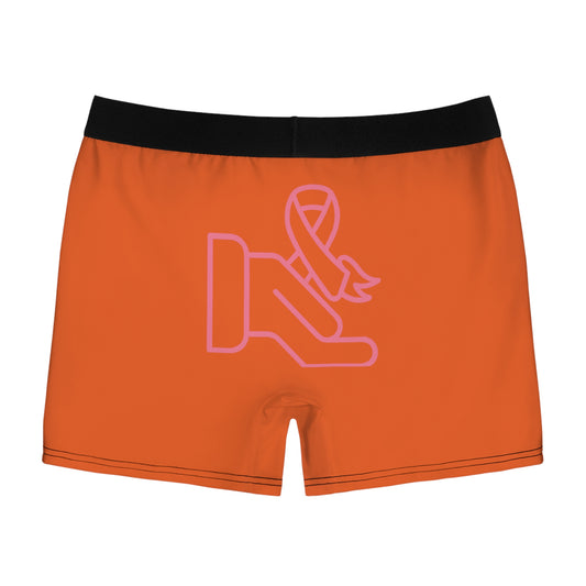 Men's Boxer Briefs: Fight Cancer Orange