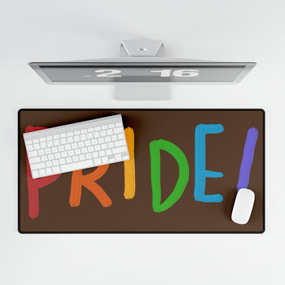 Desk Mats: LGBTQ Pride Brown