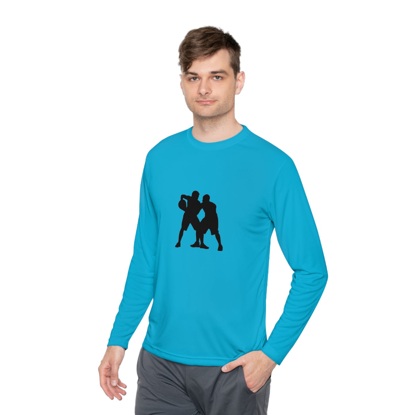 Lightweight Long Sleeve Tee: Basketball #2