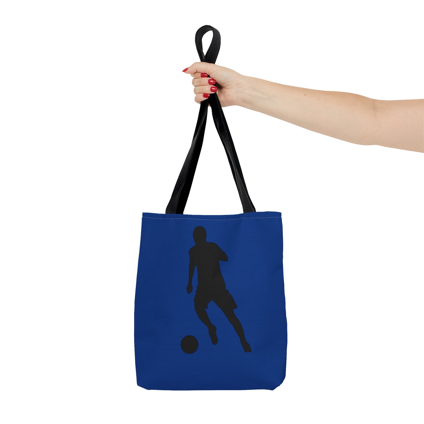 Tote Bag: Soccer Dark Blue