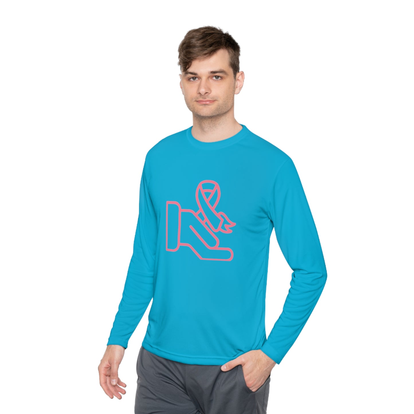 Lightweight Long Sleeve Tee: Fight Cancer #2