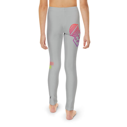 Youth Full-Length Leggings: Music Lite Grey