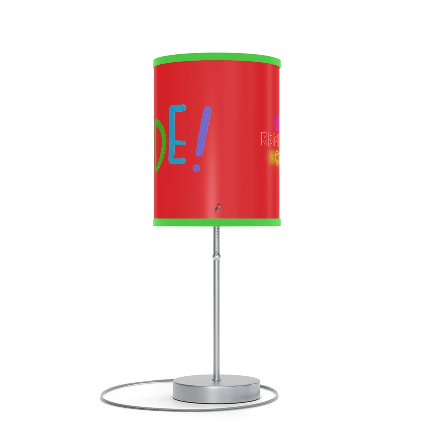 Lamp on a Stand, US|CA plug: LGBTQ Pride Red