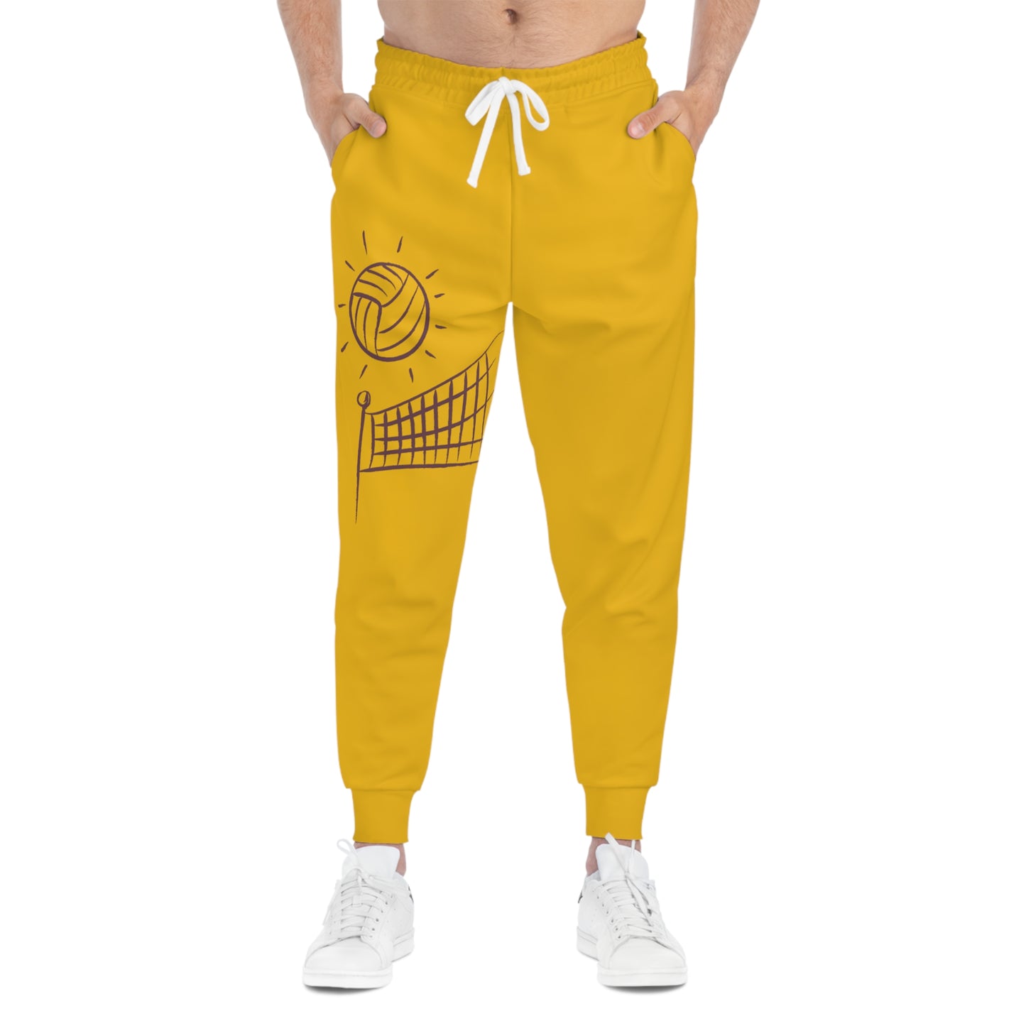 Athletic Joggers: Volleyball Yellow