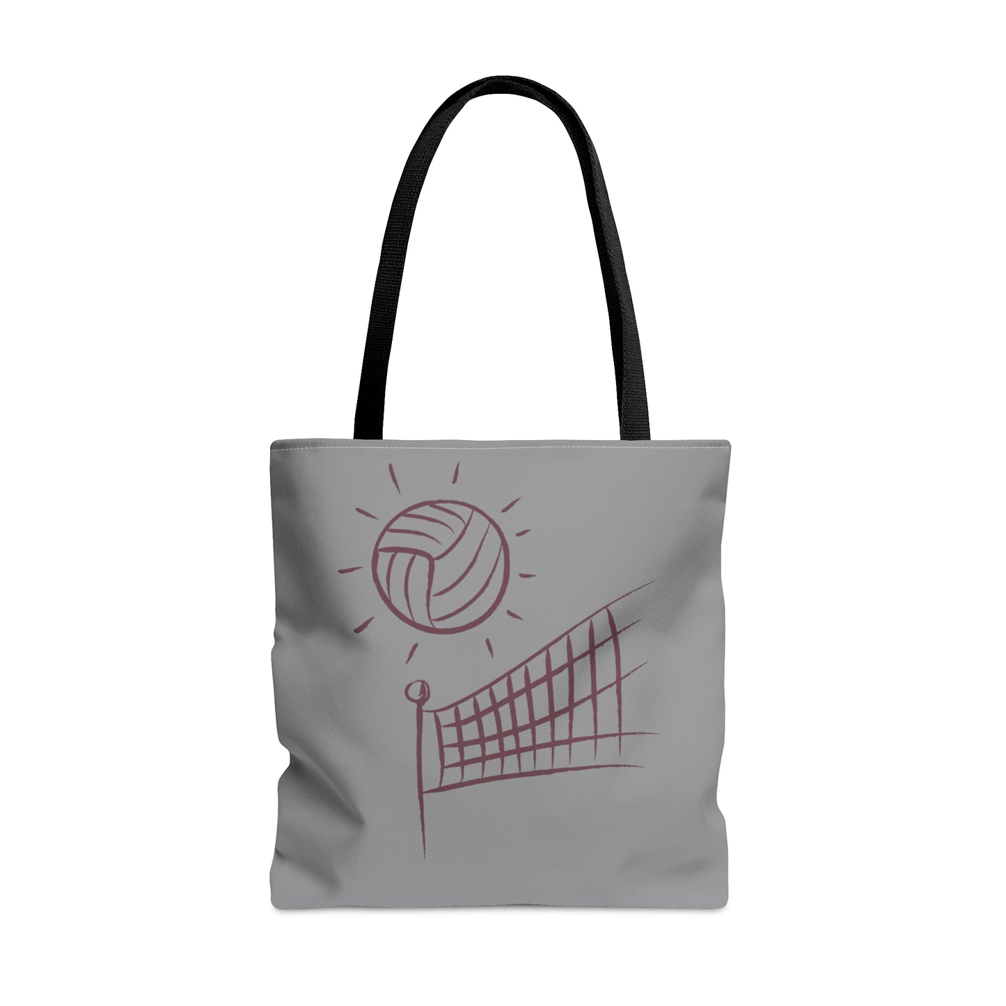 Tote Bag: Volleyball Grey