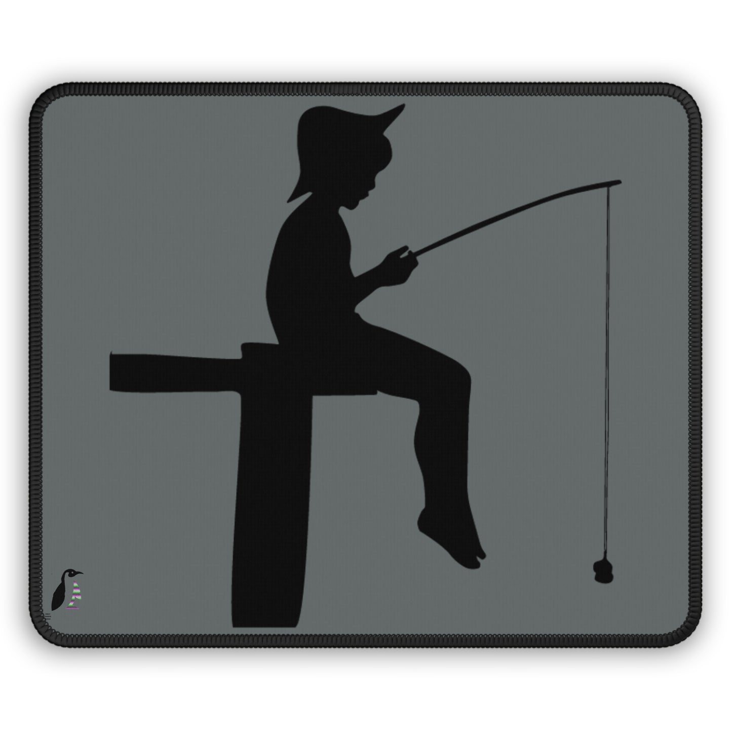 Gaming Mouse Pad: Fishing Dark Grey