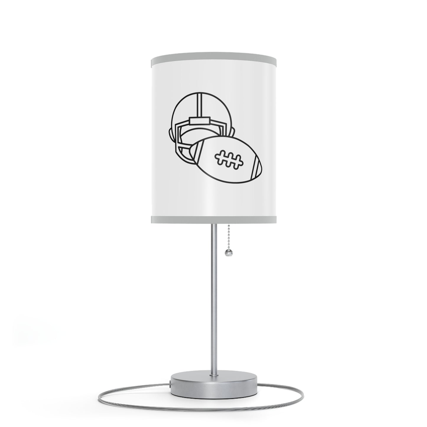 Lamp on a Stand, US|CA plug: Football White