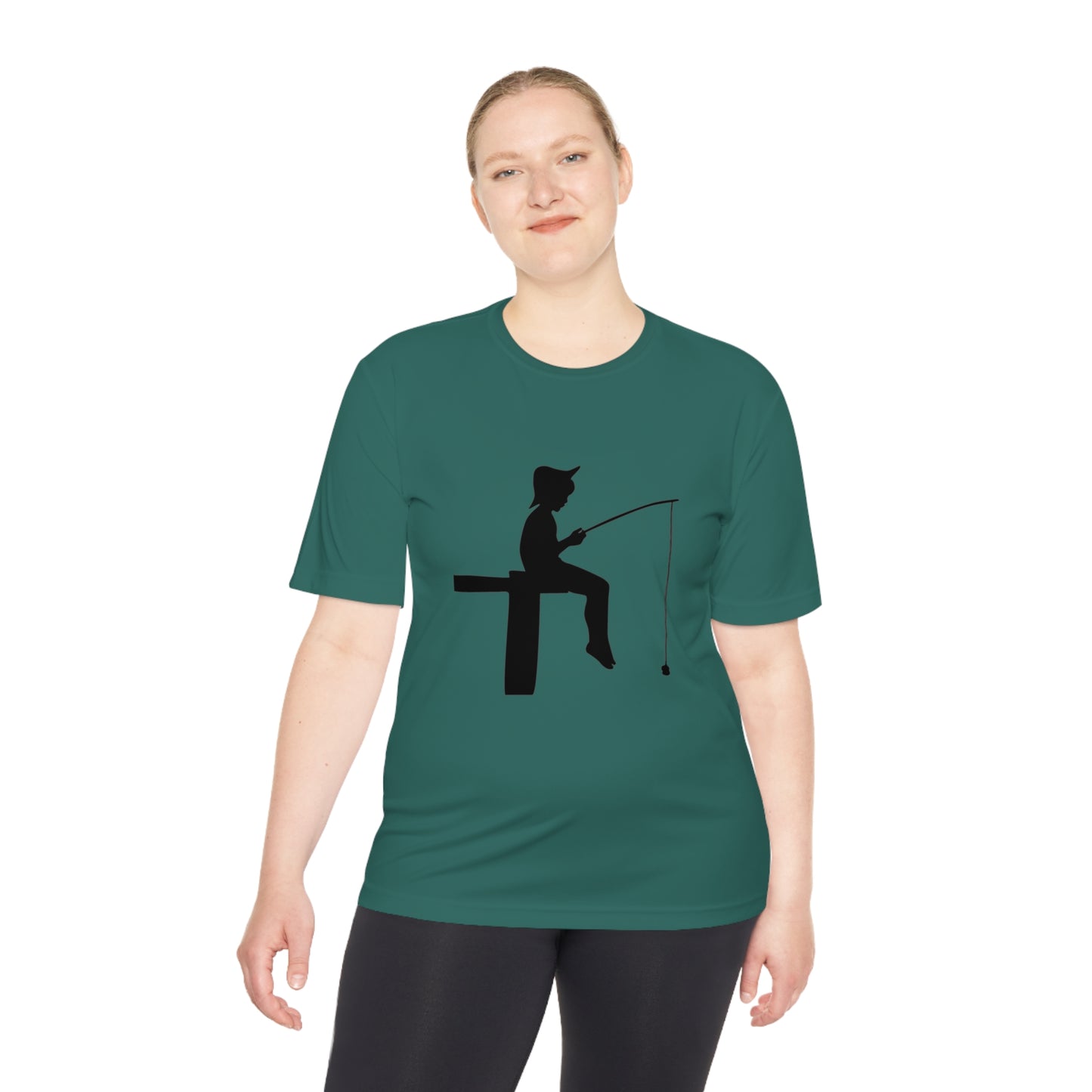 Moisture Wicking Tee: Fishing #2