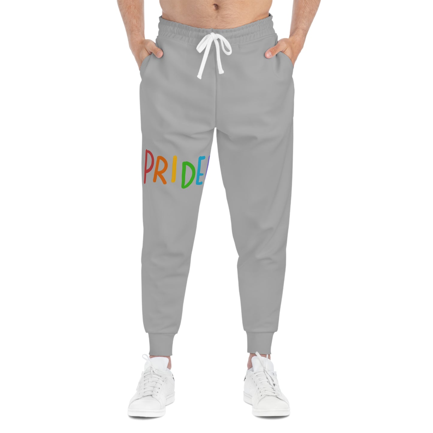 Athletic Joggers: LGBTQ Pride Lite Grey