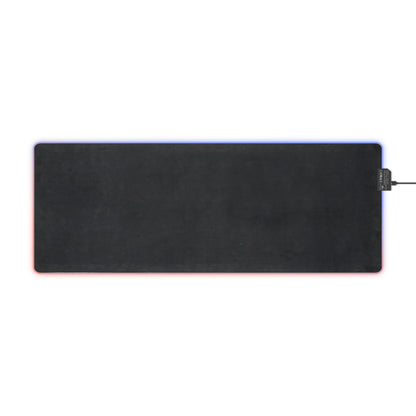 LED Gaming Mouse Pad: Skateboarding Red