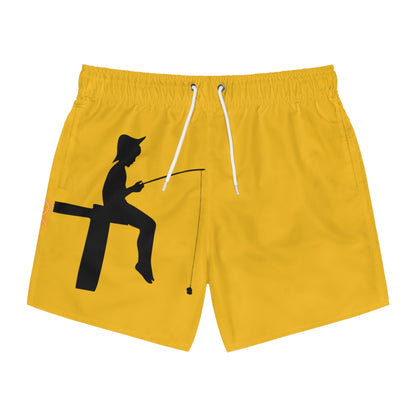 Swim Trunks: Fishing Yellow