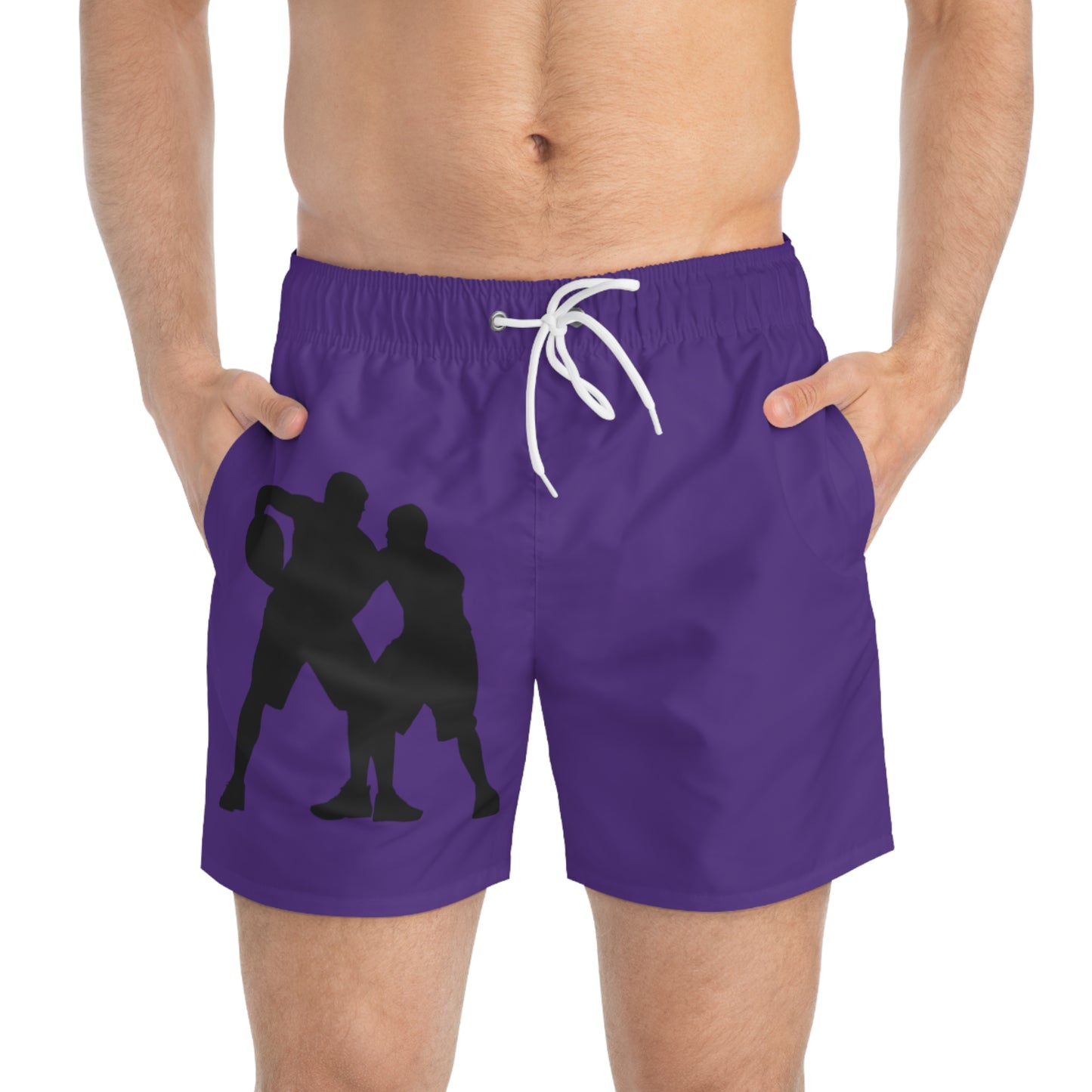 Swim Trunks: Basketball Purple