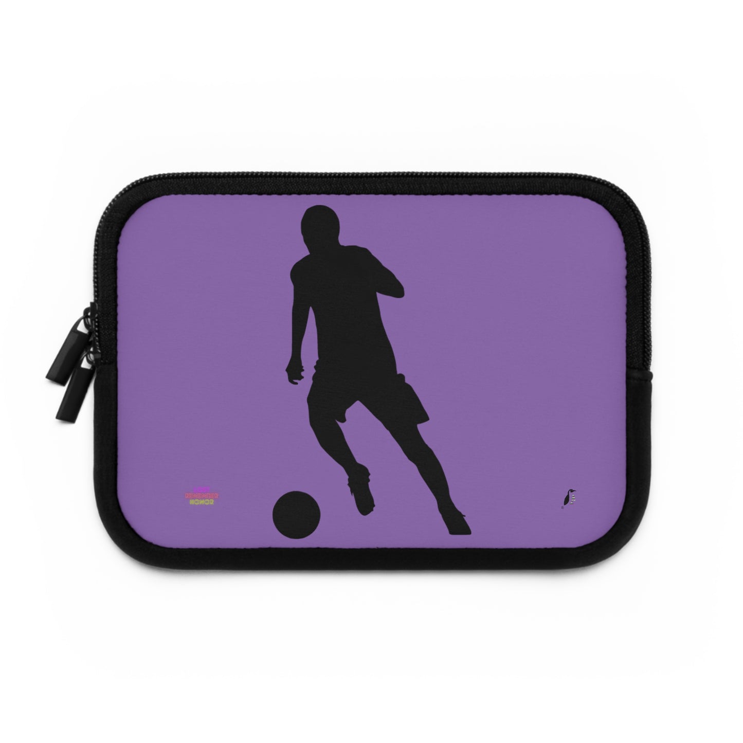 Laptop Sleeve: Soccer Lite Purple