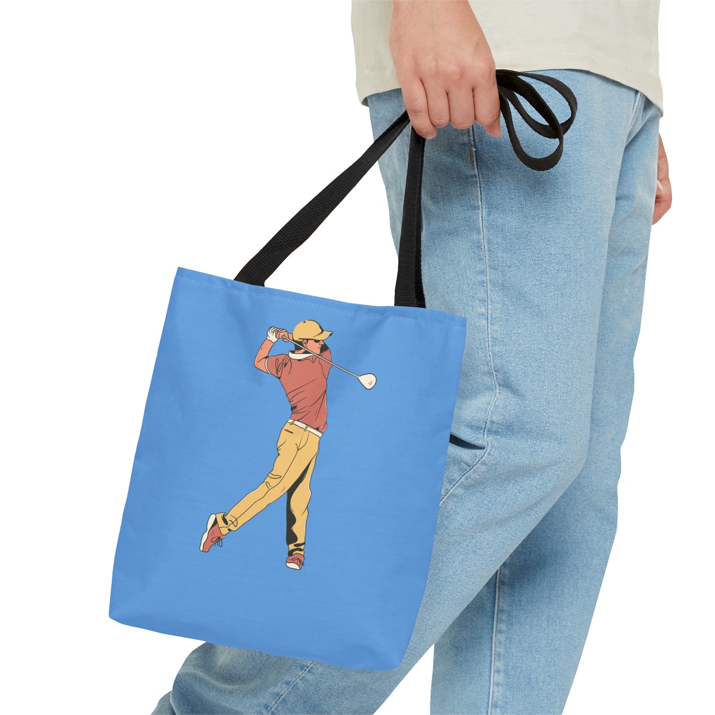 Tote Bag: Golf Lite Blue