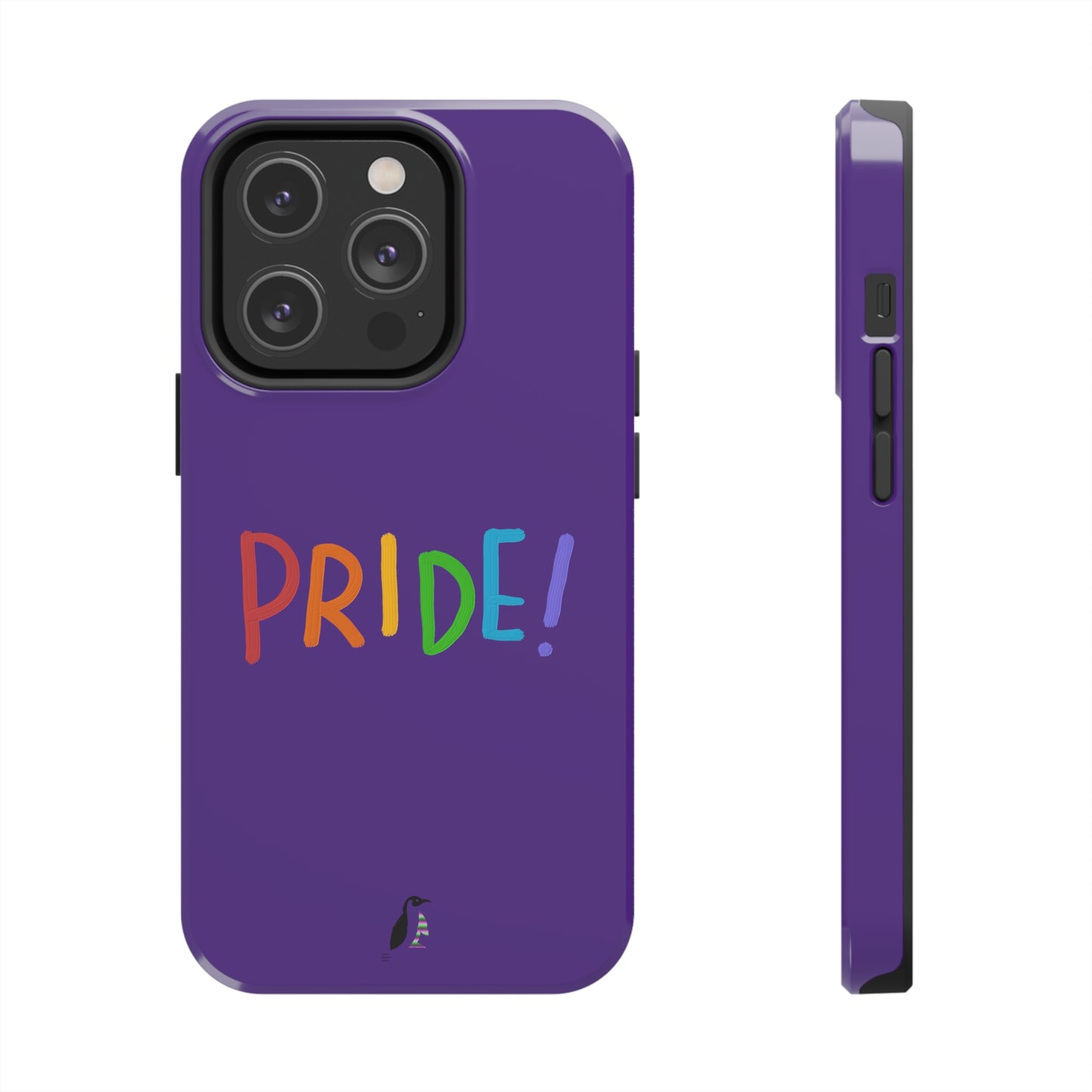 Tough Phone Cases (for iPhones): LGBTQ Pride Purple