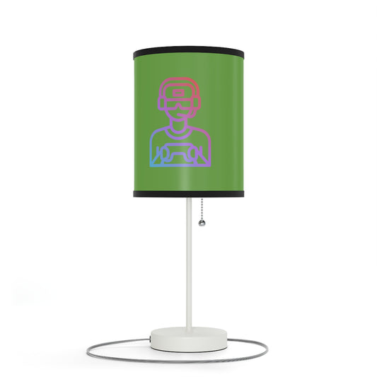 Lamp on a Stand, US|CA plug: Gaming Green