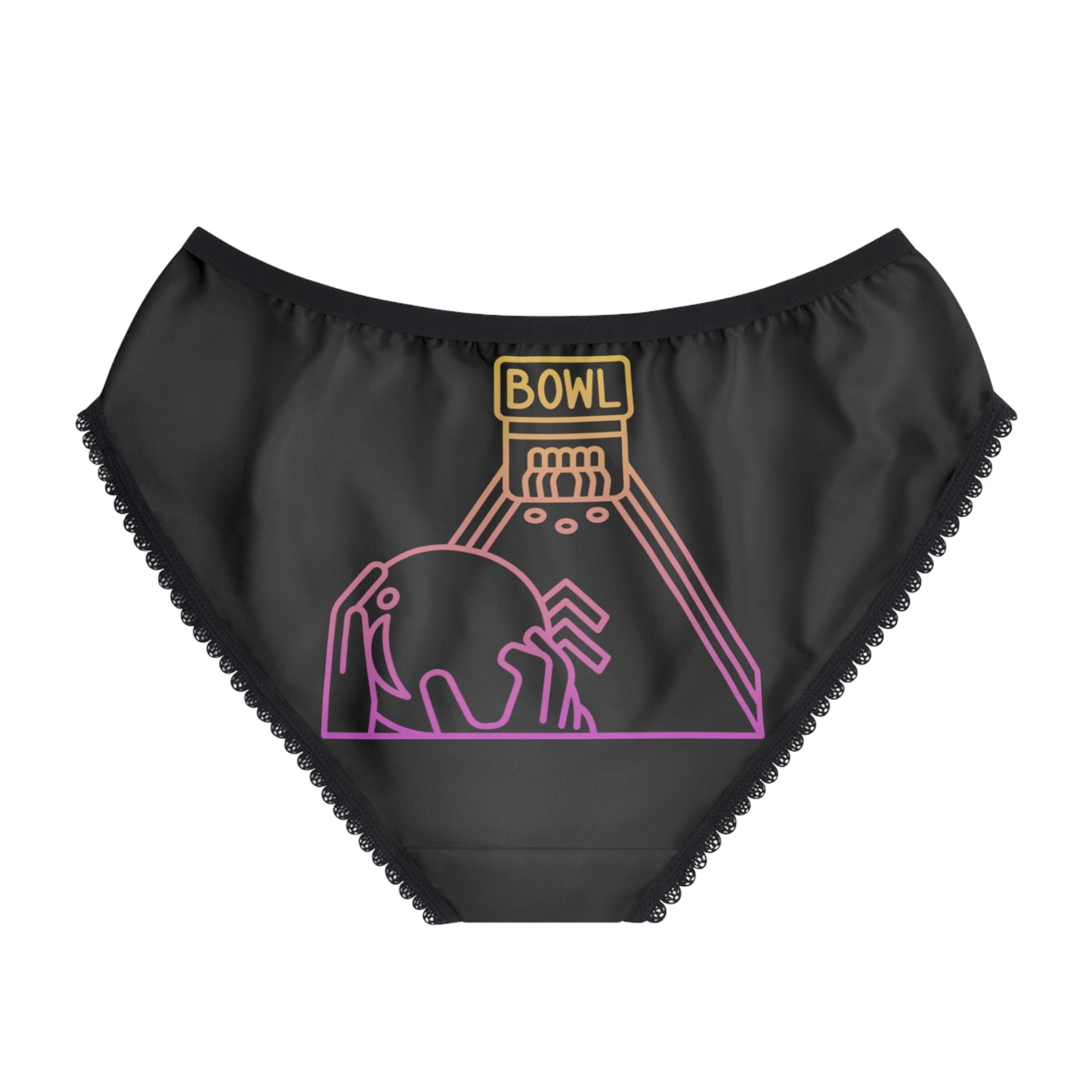 Women's Briefs: Bowling Black