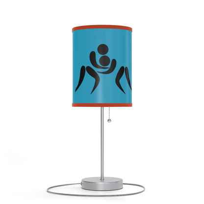 Lamp on a Stand, US|CA plug: Wrestling Turquoise