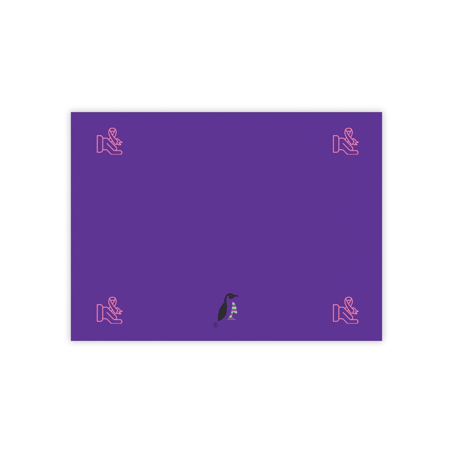 Post-it® Note Pads: Fight Cancer Purple