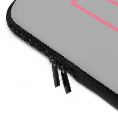 Laptop Sleeve: Fight Cancer Lite Grey